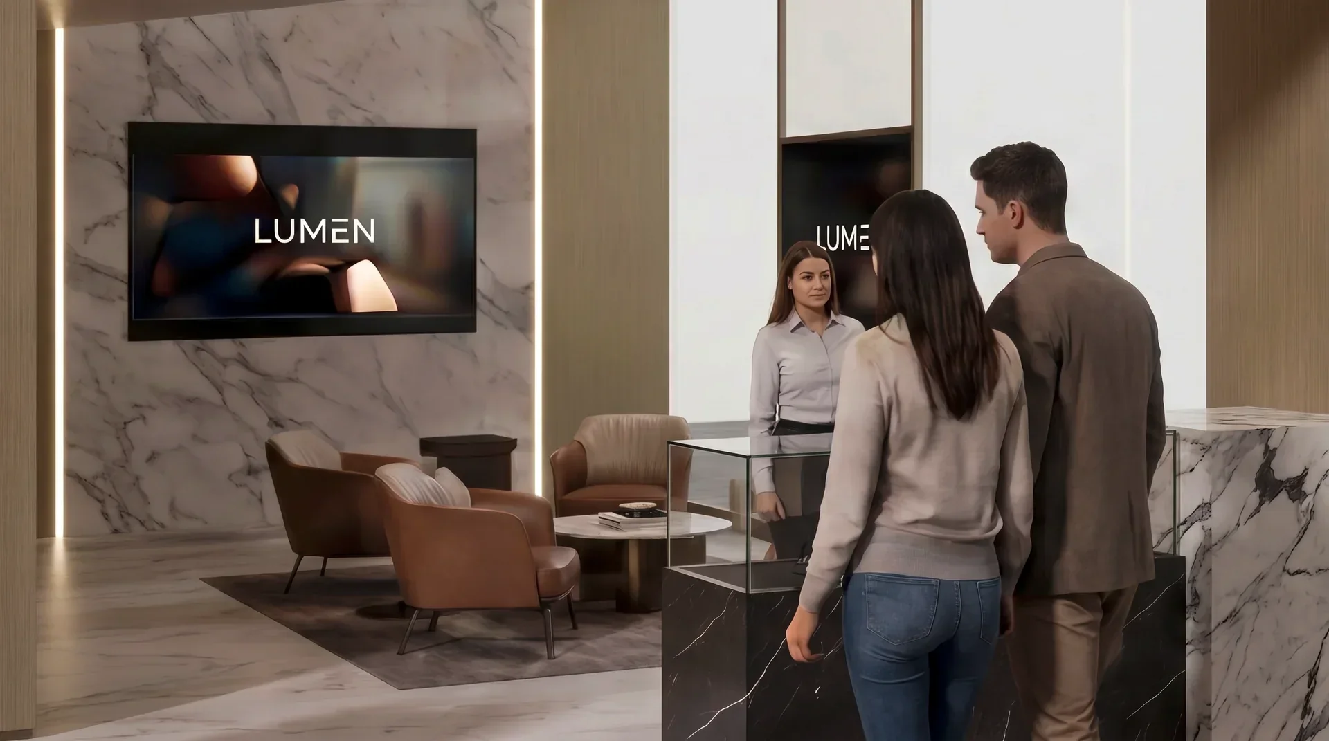 3D-визуализация выставочной зоны «LUMEN»