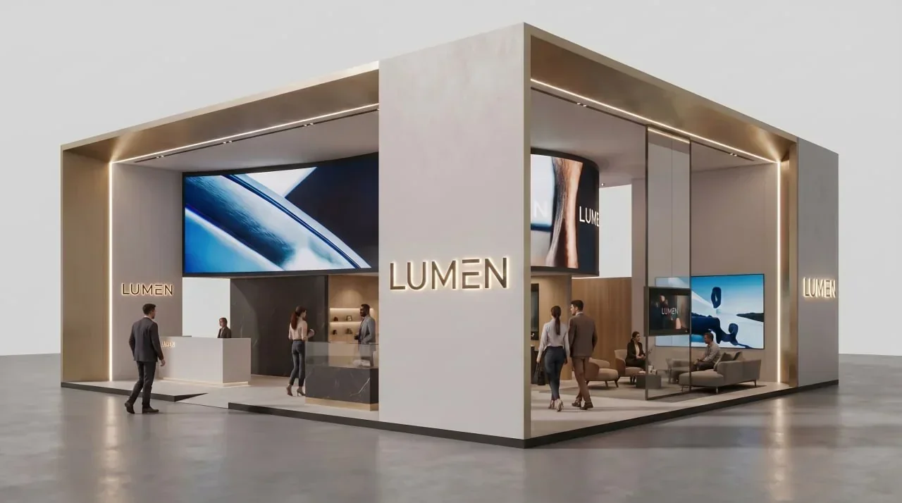 3D-визуализация выставочной зоны «LUMEN»
