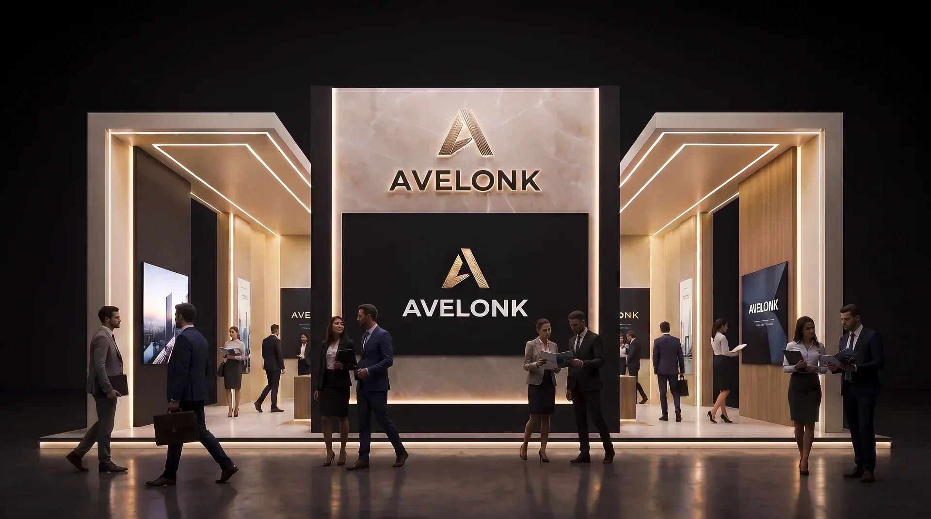Визуализация выставочного пространства «AVELONK»
