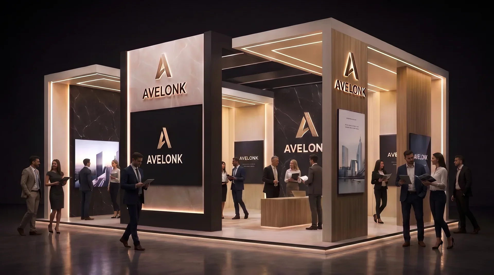 Визуализация выставочного пространства «AVELONK»